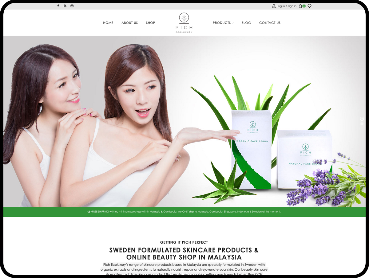 ecommerce website design malaysia